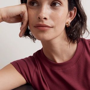 Madewell Confetti Crystal Mini Hoops